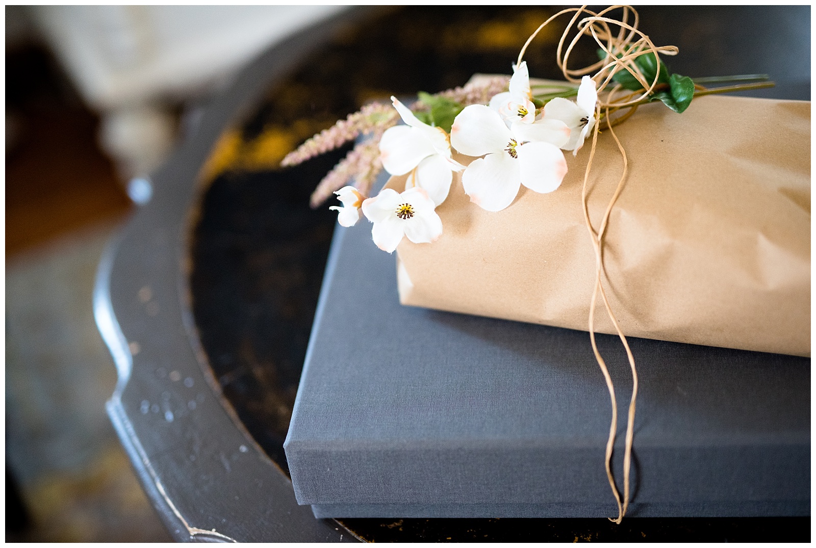 Custom wrapped gifts from Sarah Jane Photography