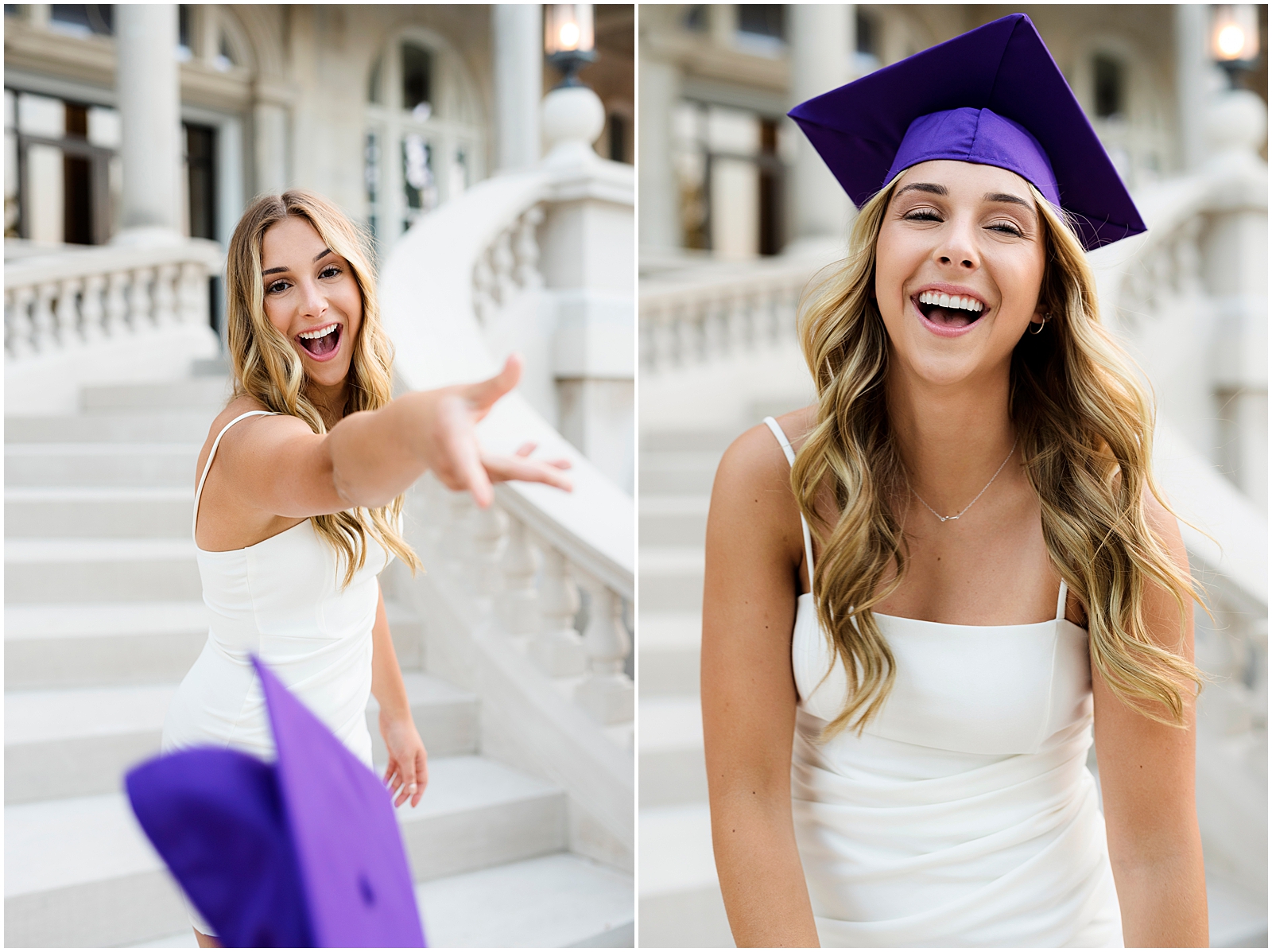 SJP's Guide to Grad Gifting – cap and gown senior photos – Sarah Jane Photography is a high school senior photographer serving Bourbonnais & Chicagoland.