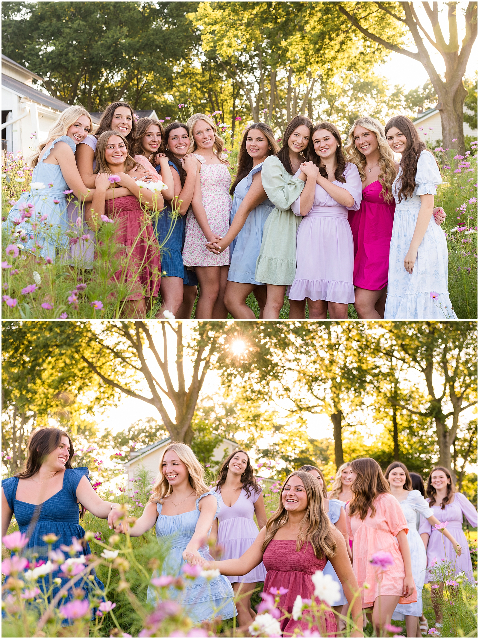 Mod Squad 2025: Proclamation Flowers Shoot – Sarah Jane Photography is a high school senior photographer serving Bourbonnais & Chicagoland.