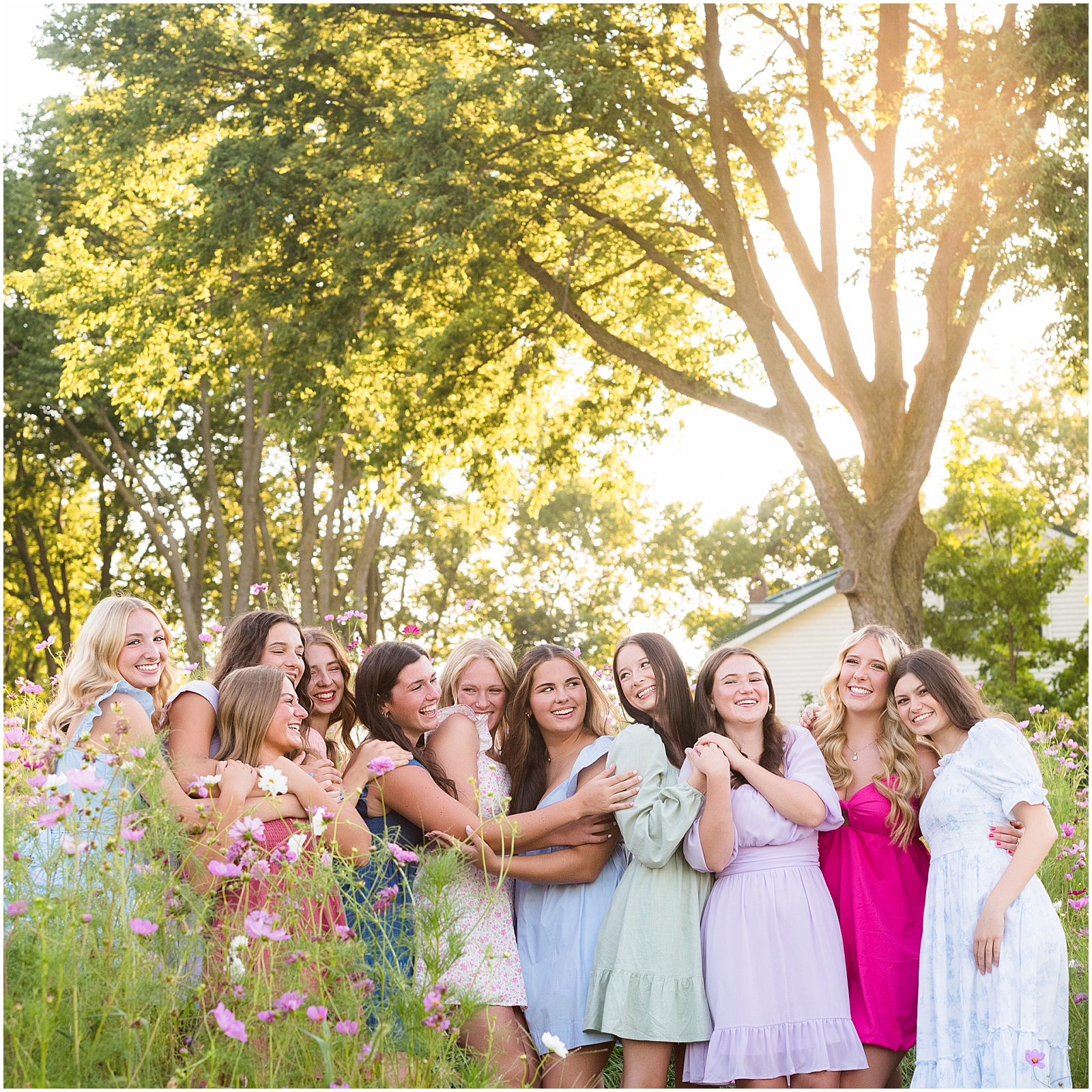 Mod Squad 2025: Proclamation Flowers Shoot – Sarah Jane Photography is a high school senior photographer serving Bourbonnais & Chicagoland.