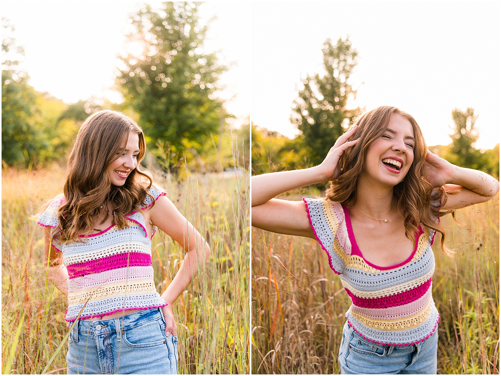 Embracing color in your senior portraits – Sarah Jane Photography is a high school senior photographer serving Bourbonnais & Chicagoland.