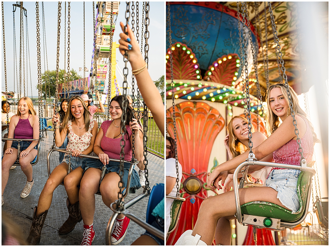 Mod Squad 2026: Creative Carnival Photoshoot – Sarah Jane Photography is a high school senior photographer serving Bourbonnais & Chicagoland.