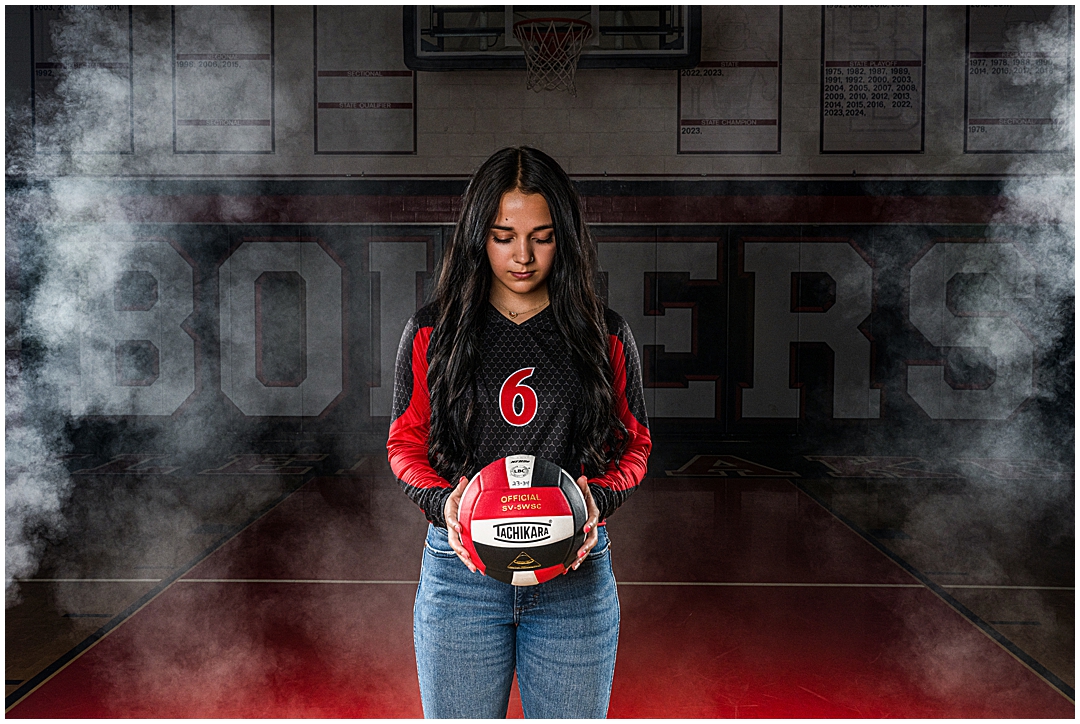 Mod Squad 2026: Just Do It Sportrait Photos – Sarah Jane Photography is a high school senior photographer serving Bourbonnais & Chicagoland.