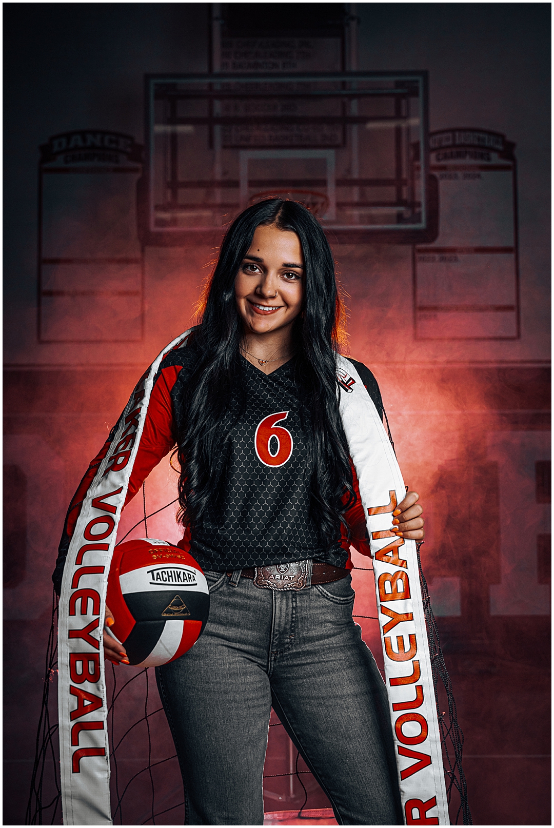 Mod Squad 2026: Just Do It Sportrait Photos – Sarah Jane Photography is a high school senior photographer serving Bourbonnais & Chicagoland.