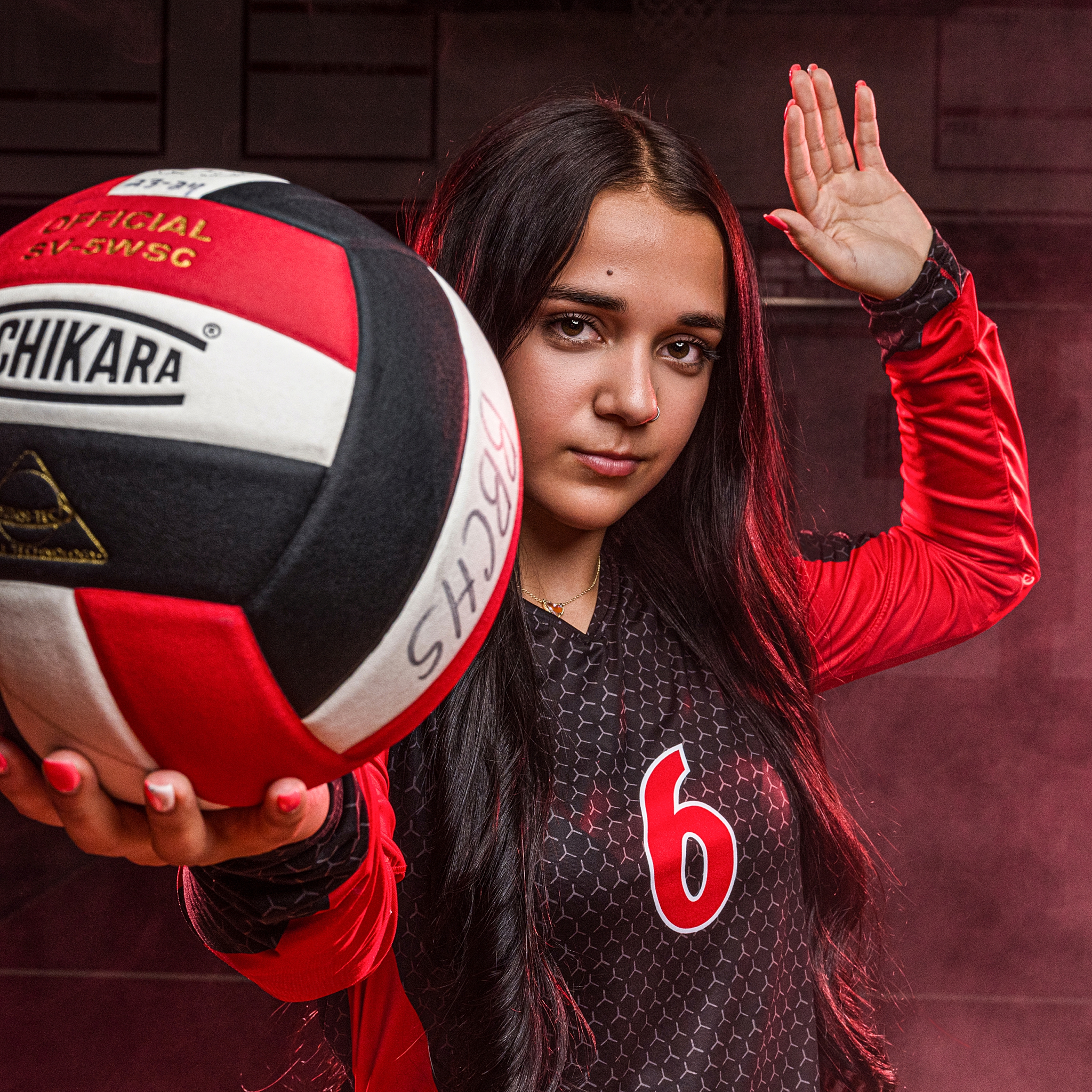 Mod Squad 2026: Just Do It Sportrait Photos – Sarah Jane Photography is a high school senior photographer serving Bourbonnais & Chicagoland.