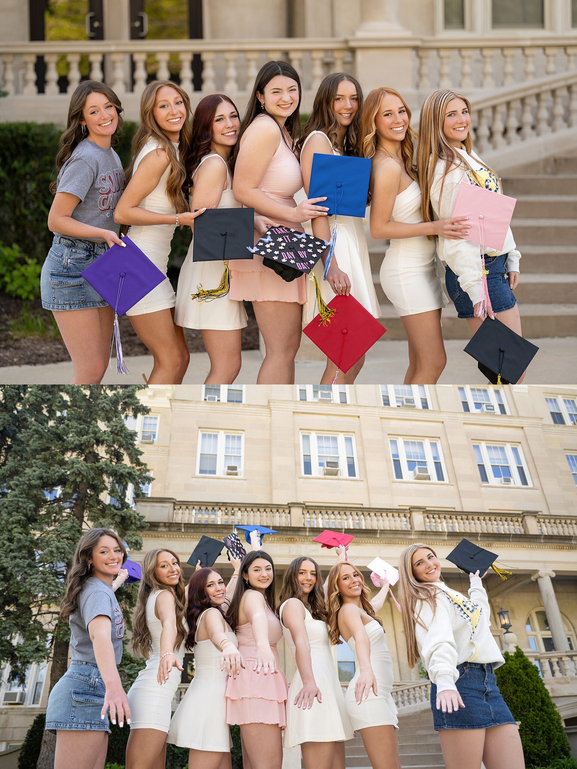 Mod Squad 2026: Capped & Committed Photoshoot – Sarah Jane Photography is a high school senior photographer serving Bourbonnais & Chicagoland.