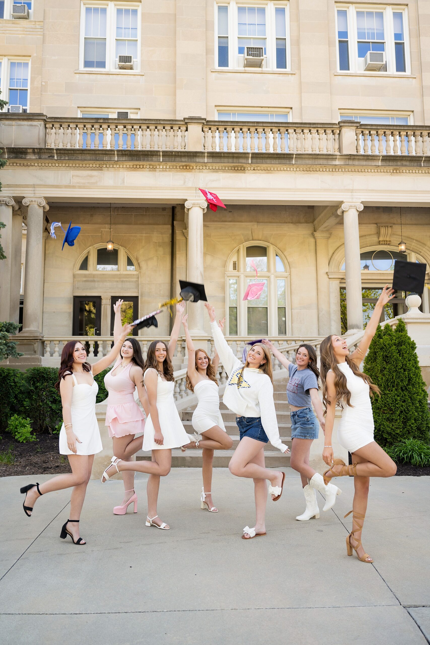 Mod Squad 2026: Capped & Committed Photoshoot – Sarah Jane Photography is a high school senior photographer serving Bourbonnais & Chicagoland.