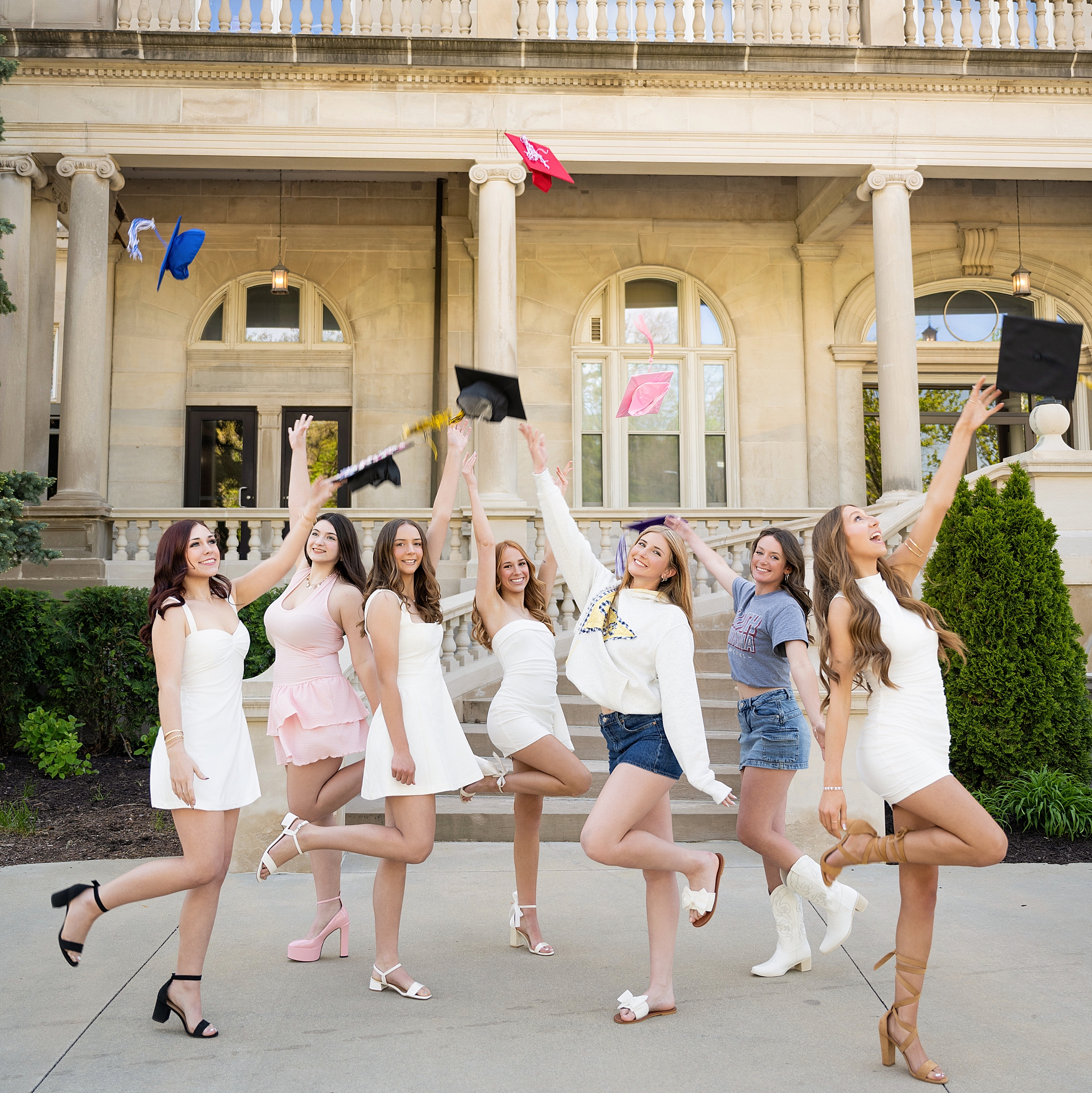 Mod Squad 2026: Capped & Committed Photoshoot – Sarah Jane Photography is a high school senior photographer serving Bourbonnais & Chicagoland.