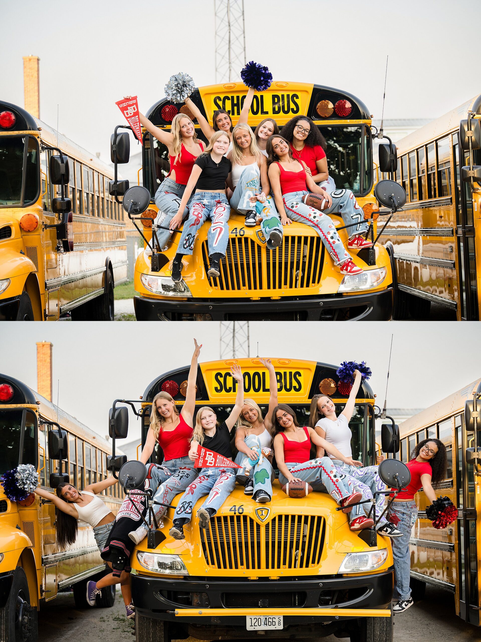 Mod Squad 2027: School Rep Photoshoot – Sarah Jane Photography is a high school senior photographer serving Bourbonnais & Chicagoland.