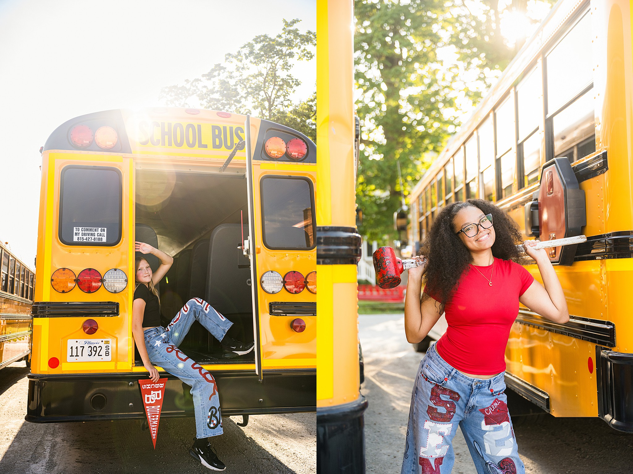 Mod Squad 2027: School Rep Photoshoot – Sarah Jane Photography is a high school senior photographer serving Bourbonnais & Chicagoland.