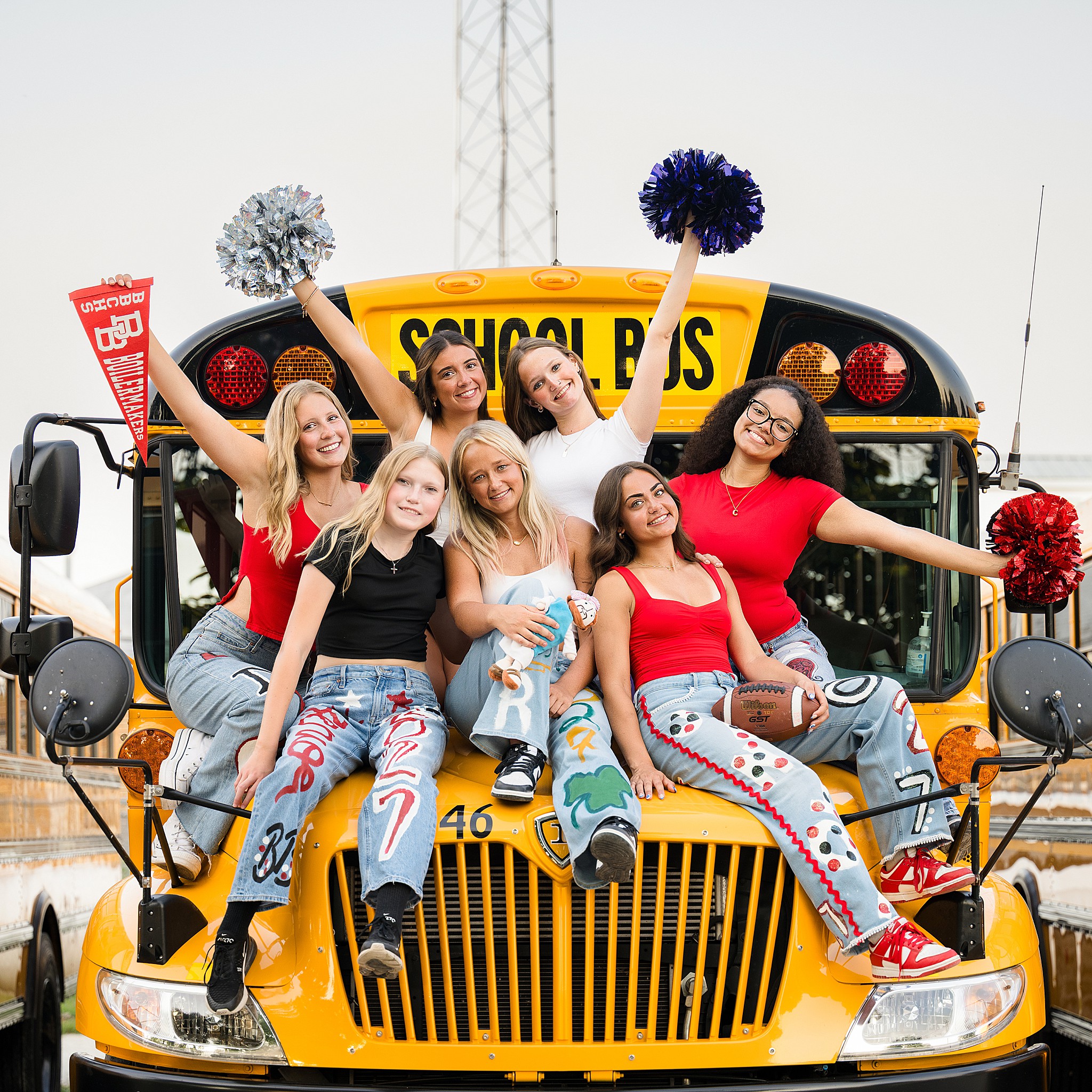 Mod Squad 2027: School Rep Photoshoot – Sarah Jane Photography is a high school senior photographer serving Bourbonnais & Chicagoland.