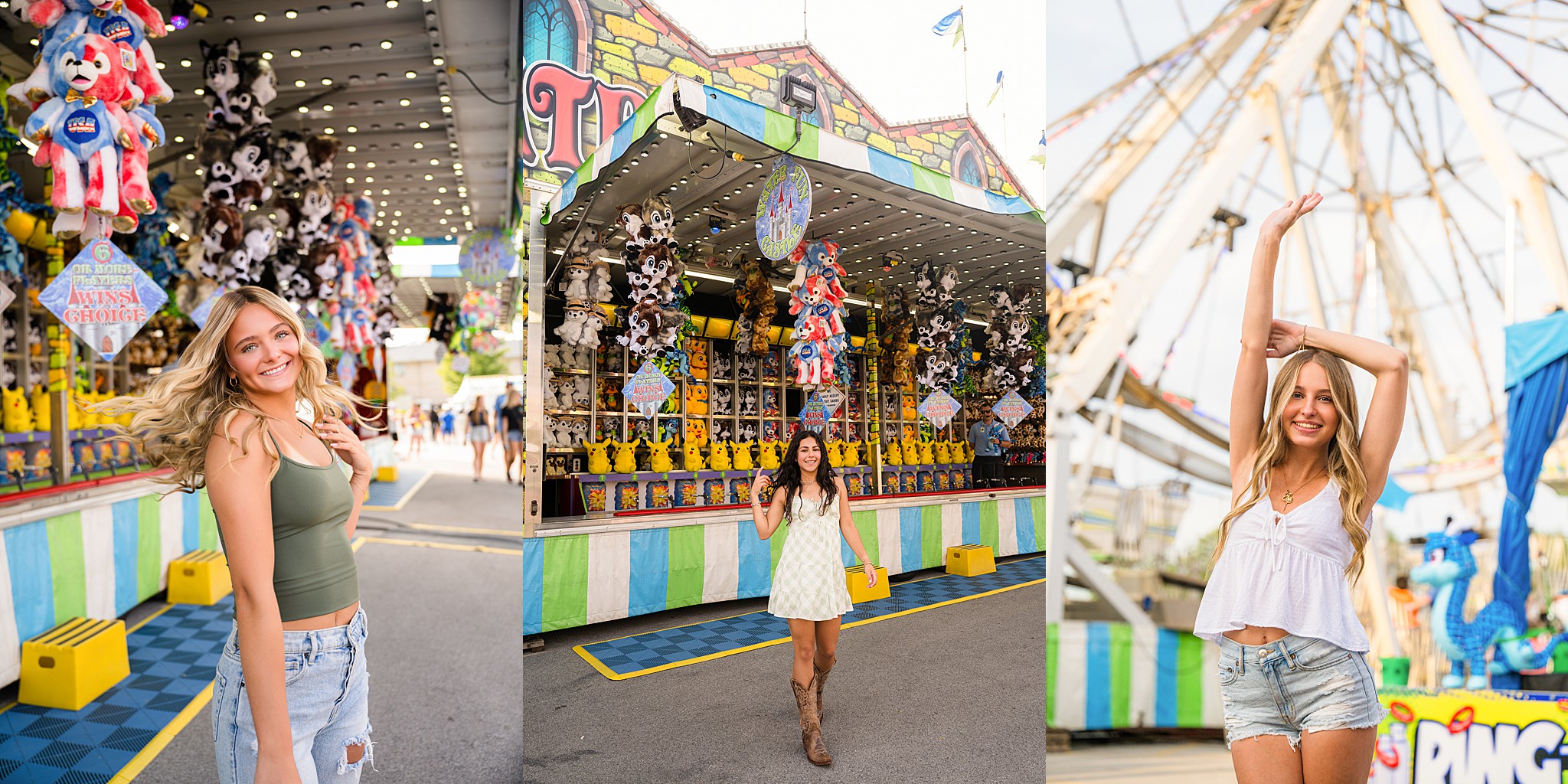 Mod Squad 2027: Festival Frenzy Photoshoot – Sarah Jane Photography is a high school senior photographer serving Bourbonnais & Chicagoland.