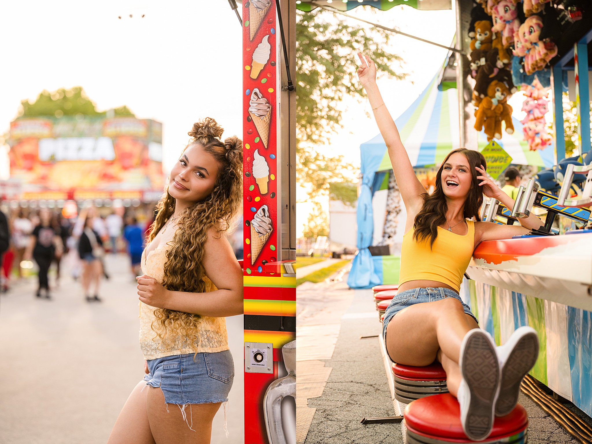 Mod Squad 2027: Festival Frenzy Photoshoot – Sarah Jane Photography is a high school senior photographer serving Bourbonnais & Chicagoland.