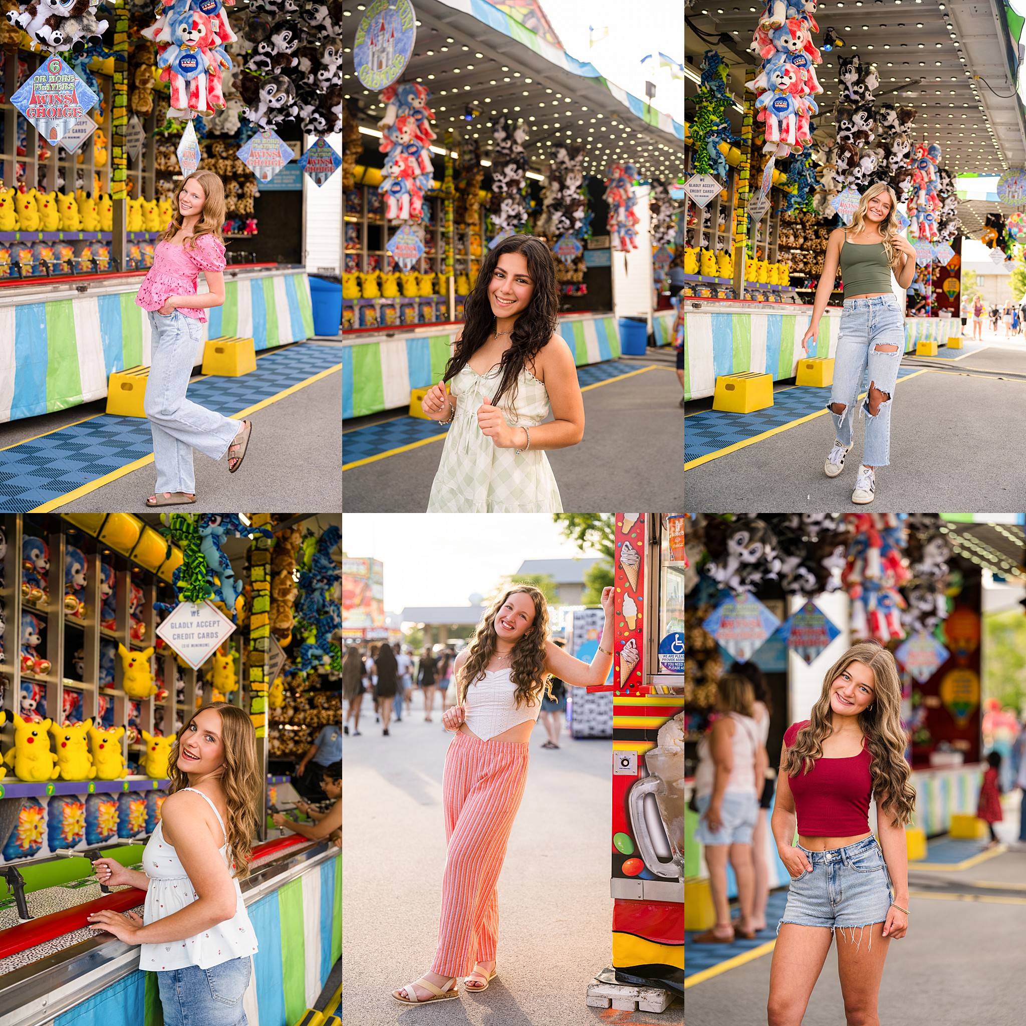 Mod Squad 2027: Festival Frenzy Photoshoot – Sarah Jane Photography is a high school senior photographer serving Bourbonnais & Chicagoland.